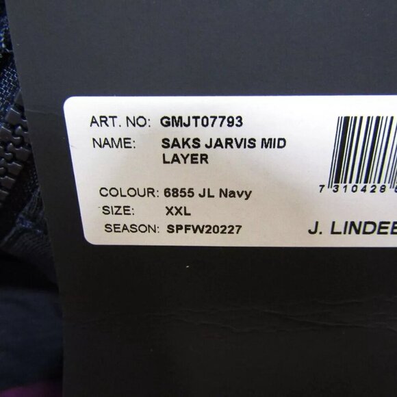 NEW J. LINDEBERG Womens Saks Jarvis Mid Layer Jacket Navy Purple Size XXL - Picture 7 of 12